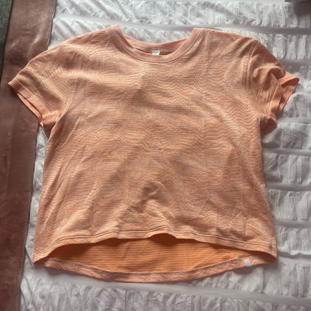 Lululemon Cates Tee Orange